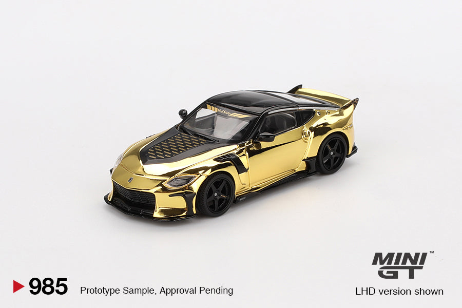 MiniGT 1:64 Nissan Z VeilSide FFZ400 – Gold Chrome #985