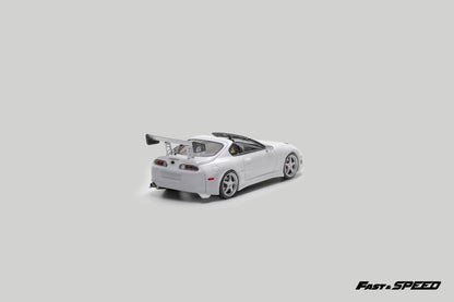Fast Speed 1:64 Toyota Supra A80 Bomex Targa - White