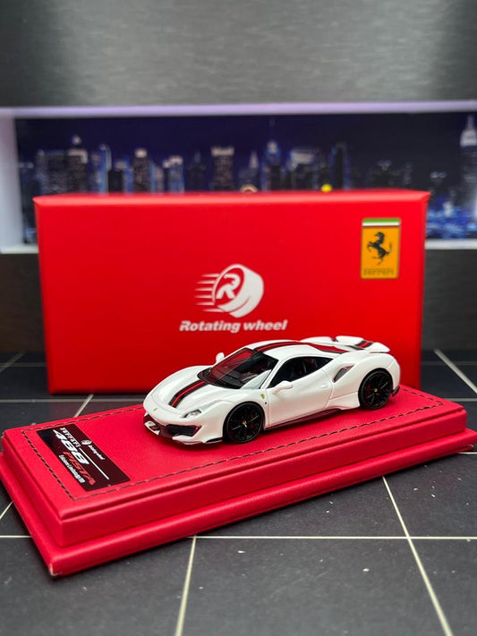 Rotating Wheel 1:64 Ferrari 488 Pista - Resin