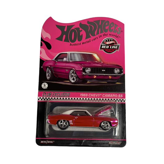 Hot Wheels 1:64 2024 RLC Red Line Club 1969 Chevy Camaro SS - Pink