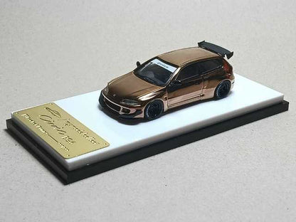 Model Collect MC 1:64 Honda Civic EG6 - Chrome Copper
