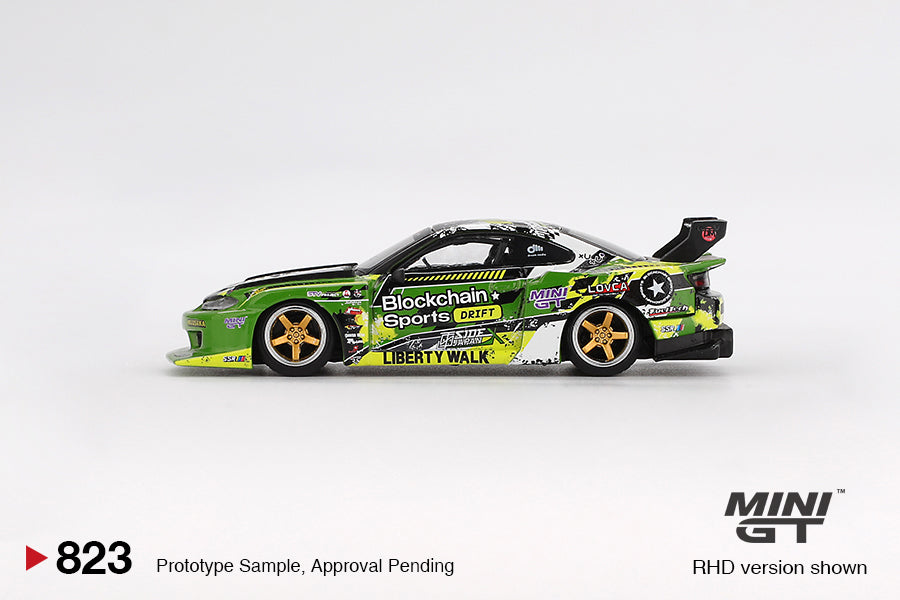 MiniGT 1:64 Nissan LB-Super Silhouette S15 SILVIA #555 V2 2024 Formula Drift Japan #823