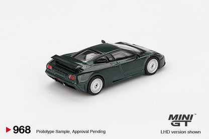 MiniGT 1:64 Bugatti EB110 GT – Verde Scuro #968