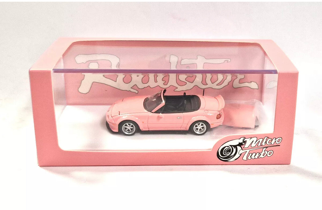 Micro Turbo 1:64 Custom Miata MX-5 RB Wide Body - Pink