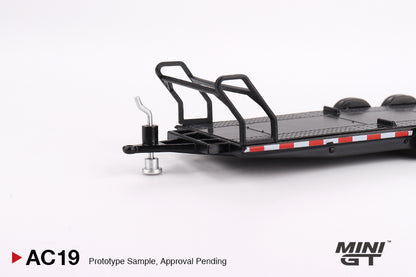 MiniGT 1:64 Car Hauler Trailer Type B - Black MGTAC19