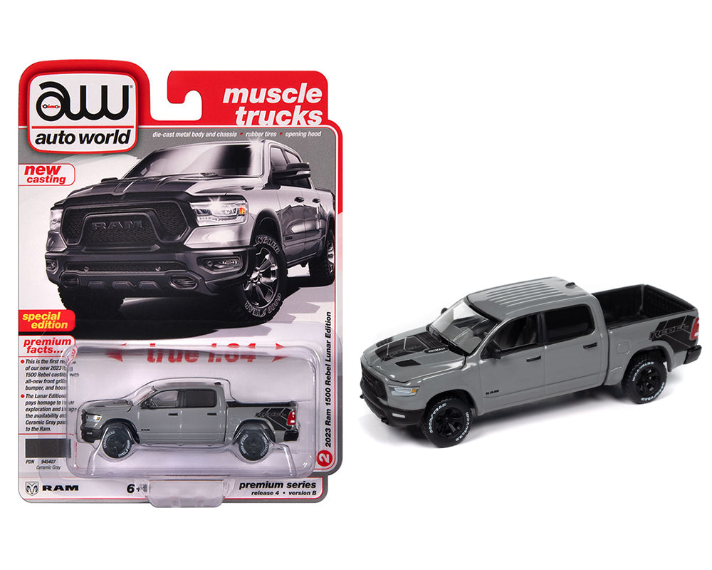 Auto World 1:64 2023 Dodge Ram Rebel Havoc Edition – Special Edition - Ceramic Grey