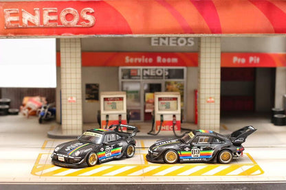 Street Weapon 1:64 Porsche RWB 993 Apple Matte Black - *2 Styles*