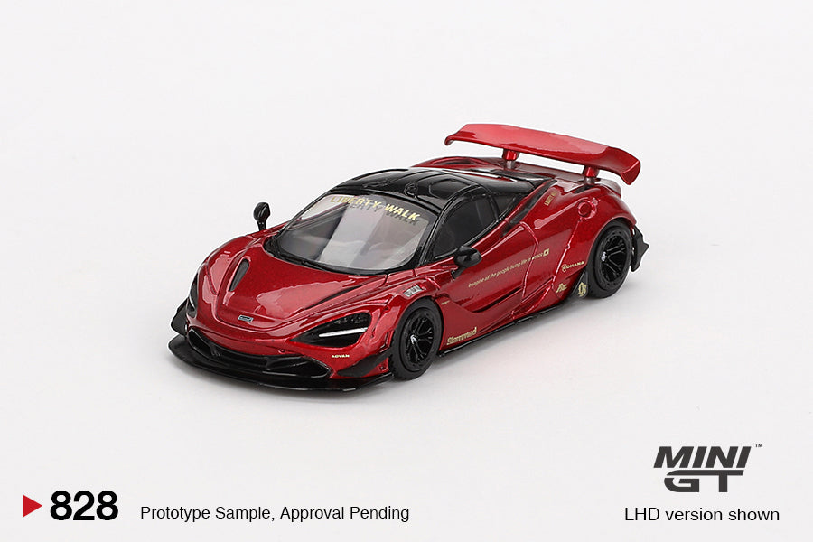 MiniGT 1:64 McLaren 720S LB-Works – Gem Red #828