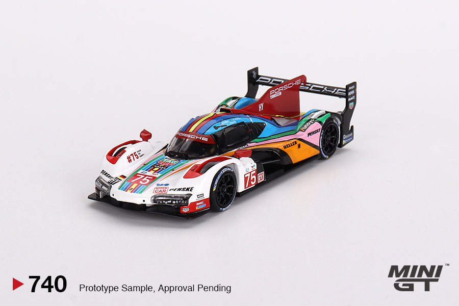 **LIMIT 2** MiniGT 1:64 Porsche 963 #75 Porsche Penske Motorsport 2023 24 Hrs of Le Mans #740