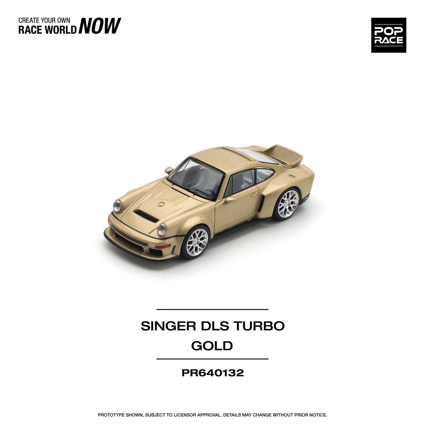 Pop Race 1:64 Singer DLS Turbo - Gold