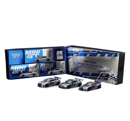 MiniGT 1:64 LBWK Liberty Walk Bundle - 3 Car Box Set & 180SX Green - 2026 Tokyo Auto Salon Japan
