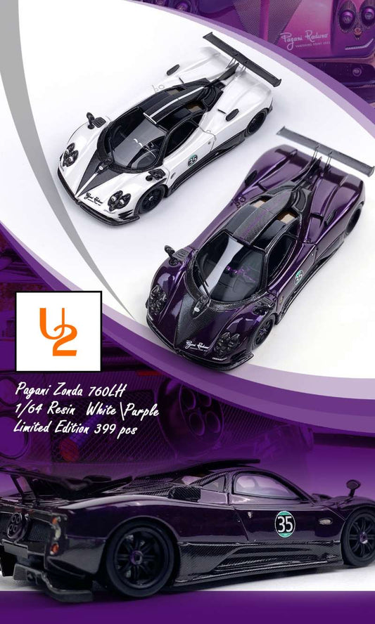 U2 1:64 Resin Model Pagani 760LH