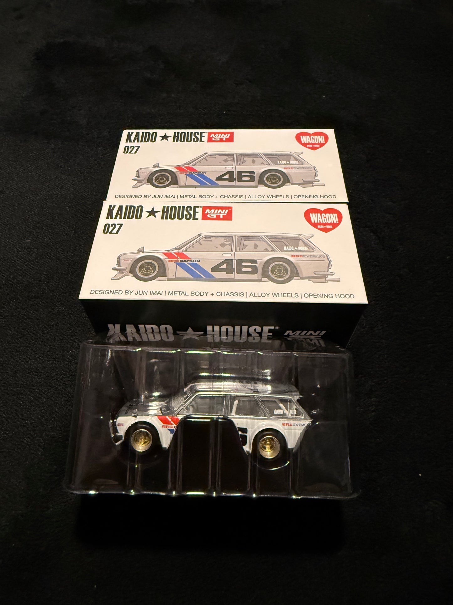 Kaido House 1:64 Datsun KAIDO 510 Wagon BRE V2 - Regular & Chase PAIR