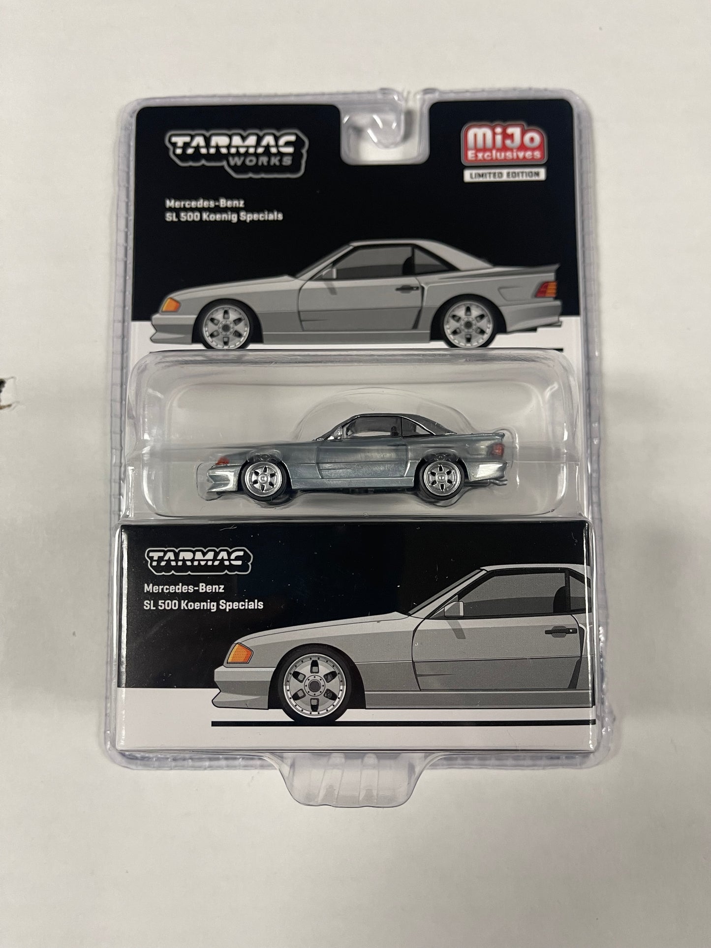 Tarmac Works 1:64 Mercedes-Benz SL 500 Koenig Specials – Silver - CHASE