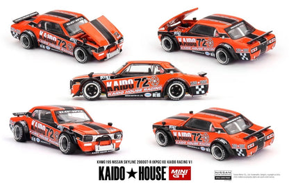 Kaido House 1:64 Nissan Skyline 2000GT-R (KPGC 10) Kaido Racing V1 - Regular & Chase PAIR