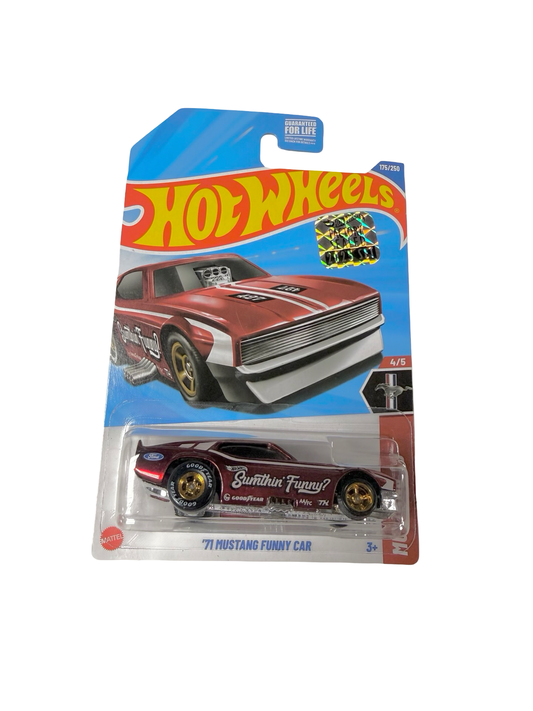Hot Wheels 1:64 2025 Super Treasure Hunt Factory Sealed - ‘71 Mustang Funny Car