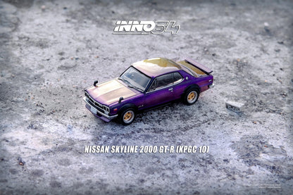 Inno64 1:64 Nissan Skyline 2000GT-R KPGC10 - Midnight Purple II