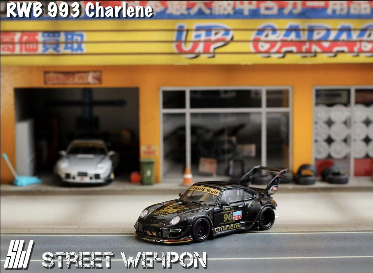 Street Warrior 1:64 Porsche RWB 993 Charlene - Kamiwaza Wing