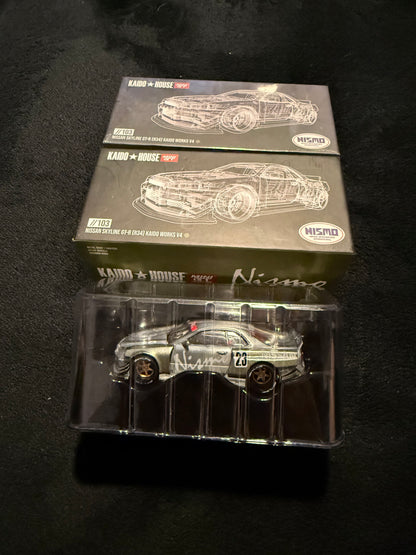Kaido House 1:64 Nissan Skyline GT-R (R34) Kaido Works V4 - Regular & Chase PAIR