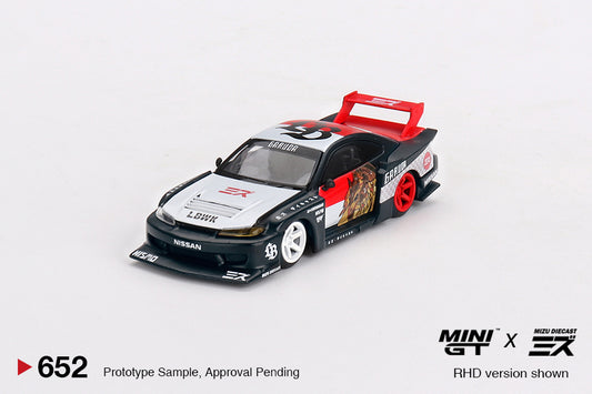 MiniGT 1:64 LB-Super Silhouette Nissan SILVIA (S15)“GARUDA” - MIZU Diecast #652