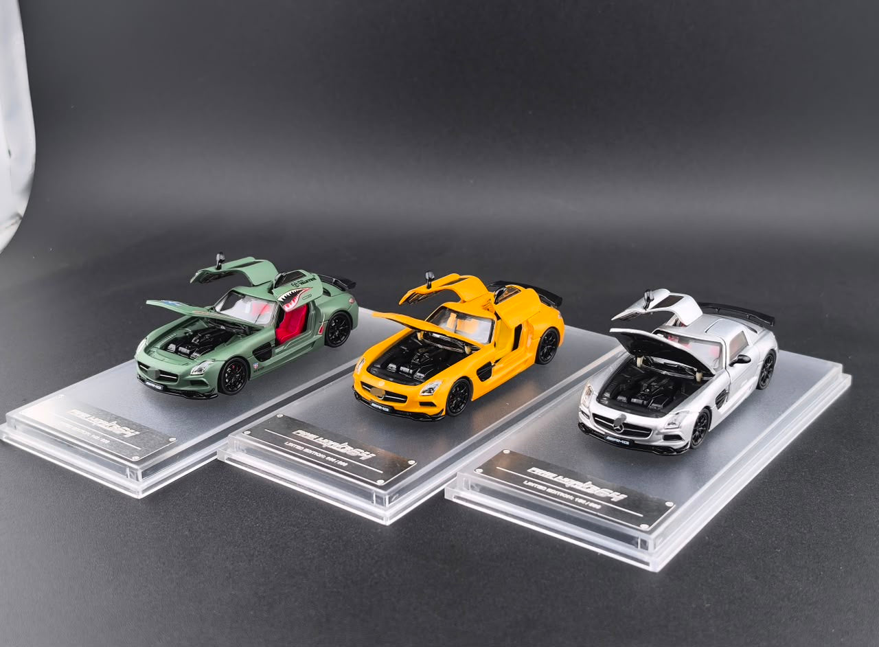 Fine Works 1:64 Mercedes SLS AMG Black Series - *4 Colors*