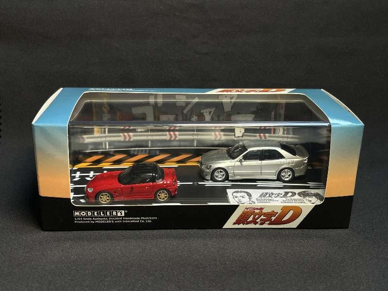 Modeler’s64 Initial D Set Vol.14 - Sakamoto Suzuki Capuccino EA11R VS Nobuhiko Akiyama Toyota Altezza SXE10