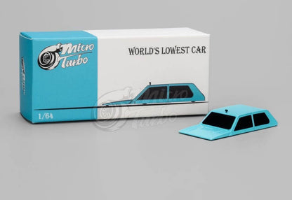 Micro Turbo 1:64 Worlds Lowest Car - 2 Styles