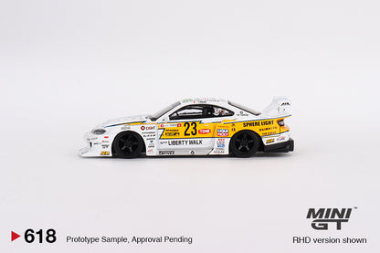 MiniGT 1:64 Nissan LB-Super Silhouette S15 Silvia #23 - 2022 Goodwood Festival of Speed - MiJo Exclusive #618