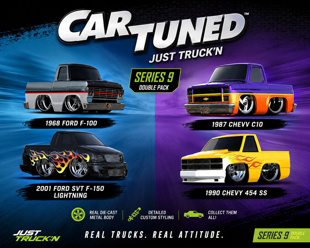CarTuned 1:64 2-Pack Series 9 “Just Truck’n ” Assortment