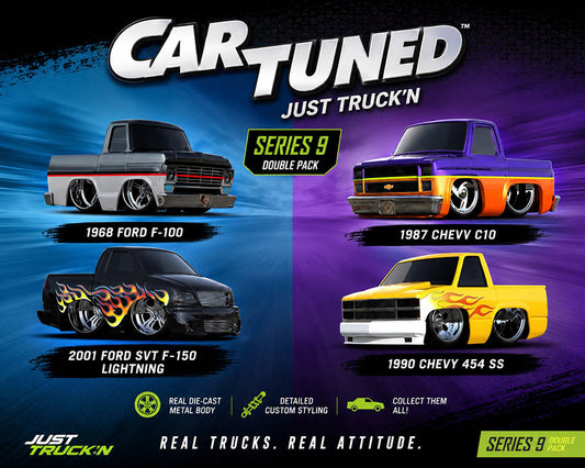 CarTuned 1:64 2-Pack Series 9 “Just Truck’n ” Assortment