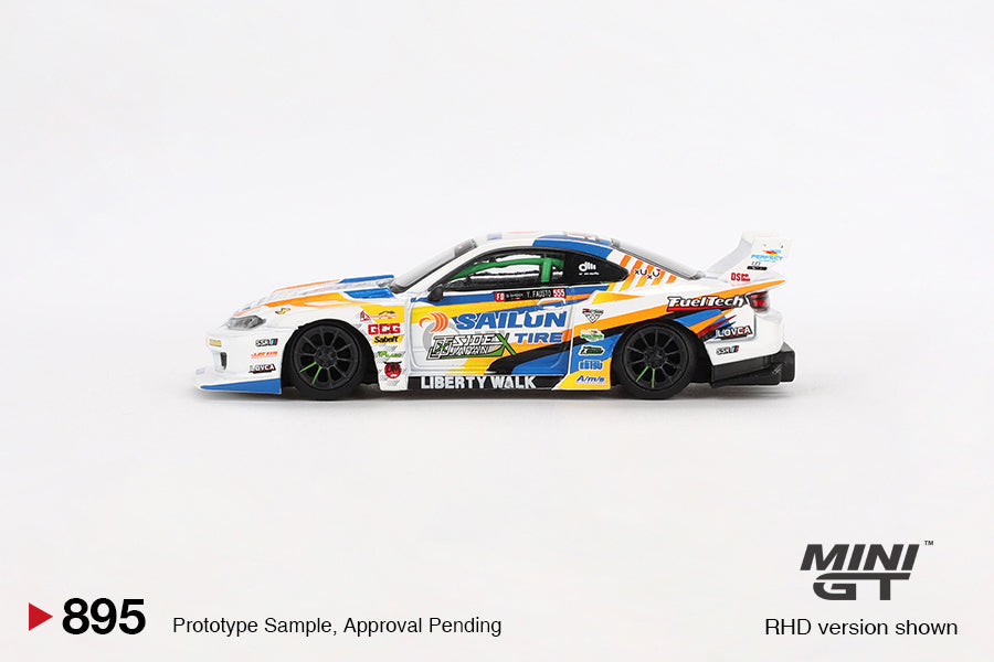 MiniGT 1:64 Nissan LB-Super Silhouette S15 SILVIA #555 2023 Formula Drift Japan #895