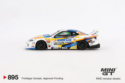 MiniGT 1:64 Nissan LB-Super Silhouette S15 SILVIA #555 2023 Formula Drift Japan #895
