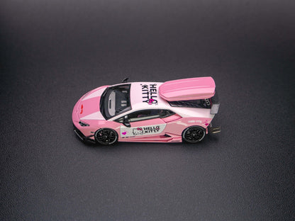 TPC 1:64 Lamborghini Huracan LP610-4 - Hello Kitty With Roof Storage