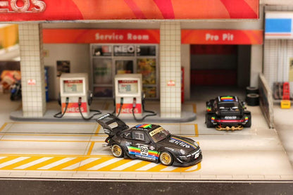 Street Weapon 1:64 Porsche RWB 993 Apple Matte Black - *2 Styles*