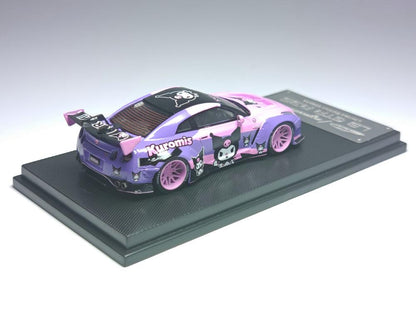 MyModelCollect 1:64 Nissan LBWK Liberty Walk GTR R35 v1.5 - Kuromi