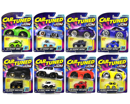 Car Tuned 1:64 Series 3 JDM Tuners Assortment - *Set Of 8*