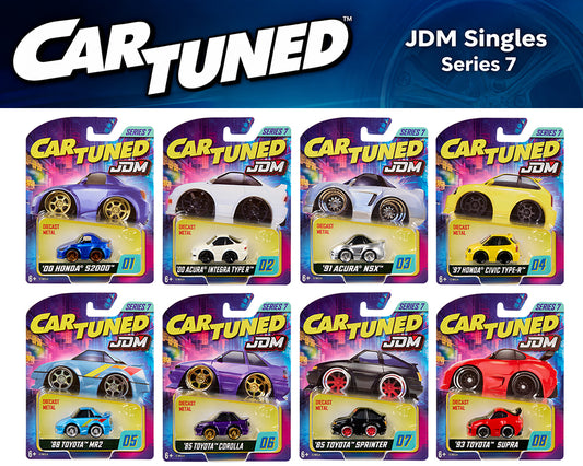 Car Tuned 1:64 Series 7 JDM Tuners Assortment - *Set Of 8*