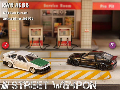 Street Weapon 1:64 RWB AE86 *2 Styles*