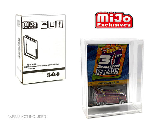 Showcase 1:64 Basic Redline Collector Single Display Case (5.25″x2.5″x7.5″) – Mijo Exclusive