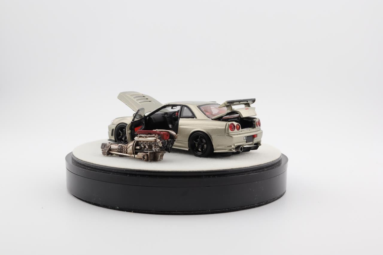 PGM 1:64 Nissan Skyline GT-R R34 - Millenium Jade