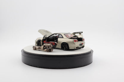 PGM 1:64 Nissan Skyline GT-R R34 - Millenium Jade