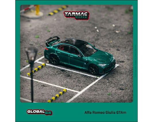 Tarmac Works 1:64 Alfa Romeo Giulia GTAm - Green Metallic – Global 64