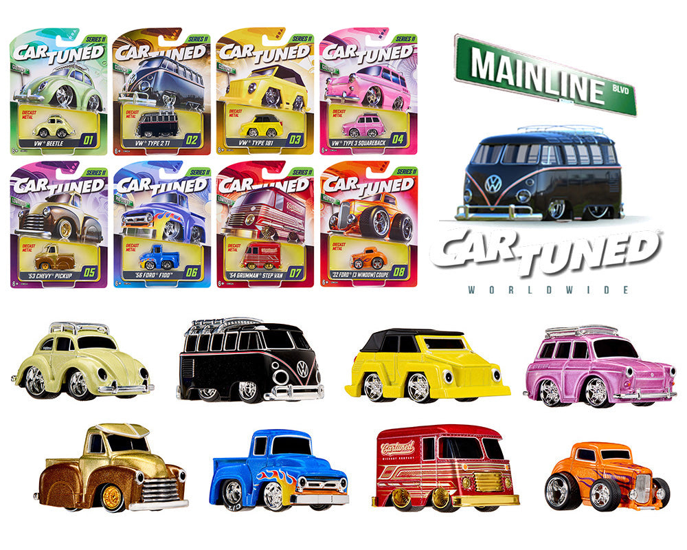 CarTuned 1:64 2026 Series 11 Mainline Assortment - Set Of 8