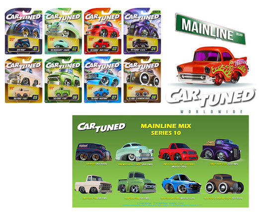 CarTuned 1:64 2026 Series 10 Mainline Assortment - Set Of 8