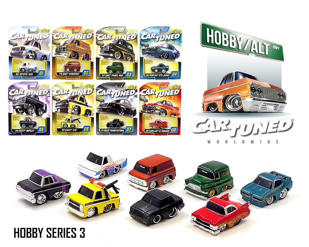 CarTuned 1:64 Series 3 - Hobby Assortment 2025 Set Of 8