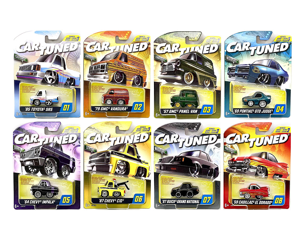 CarTuned 1:64 Series 3 - Hobby Assortment 2025 Set Of 8