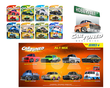 Car Tuned 1:64 2025 Series 4 - Hobby Alternate Assortment Set Of 8
