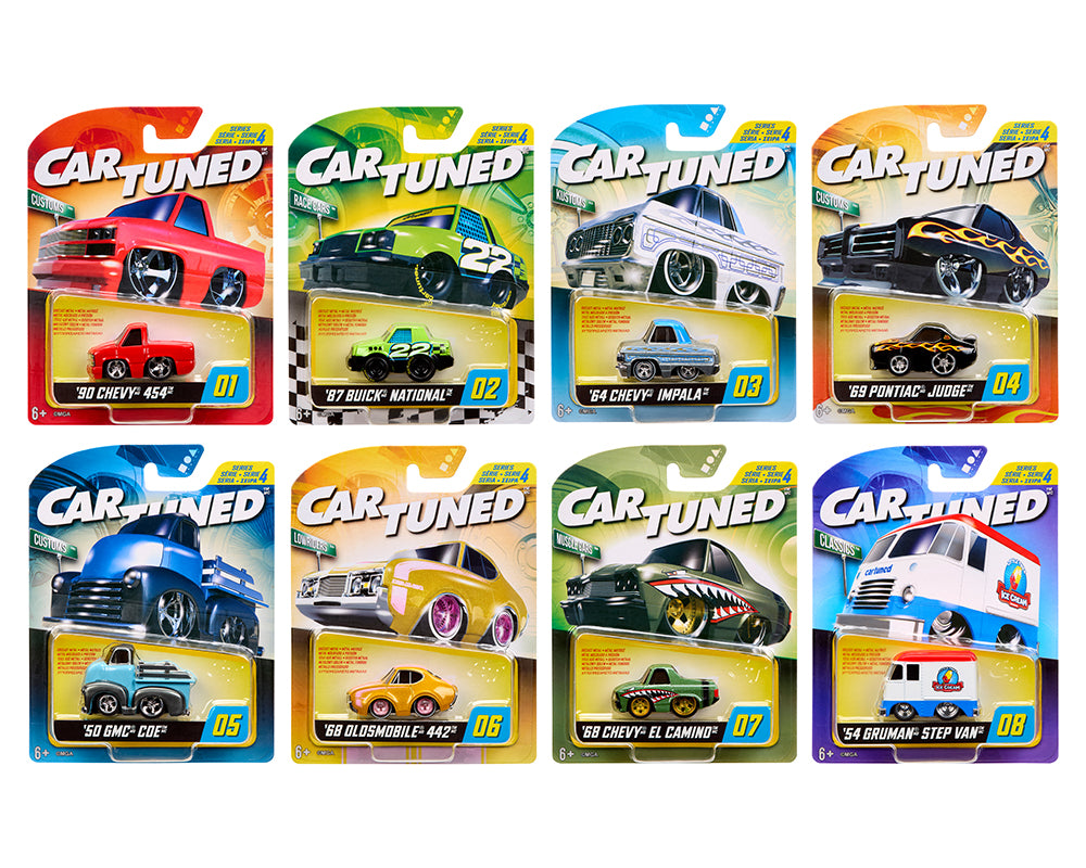 Car Tuned 1:64 2025 Series 4 - Hobby Alternate Assortment Set Of 8