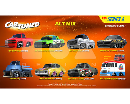 Car Tuned 1:64 2025 Series 4 - Hobby Alternate Assortment Set Of 8