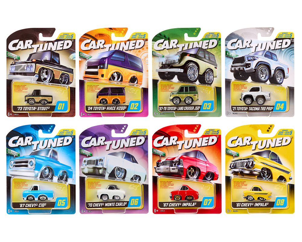 Car Tuned 1:64 2026 Series 5 - Hobby Alternate Assortment Set Of 8